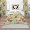 Designart 'Oriental Silk Pattern' Asian Bedding Set - Duvet Cover & Shams